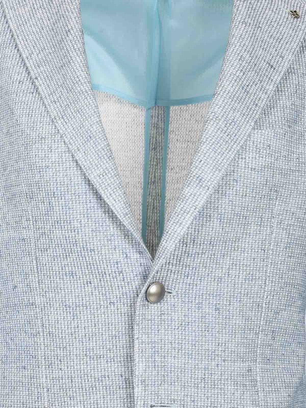 Cotton And Linen Jersey Blazer shop online: TAGLIATORE