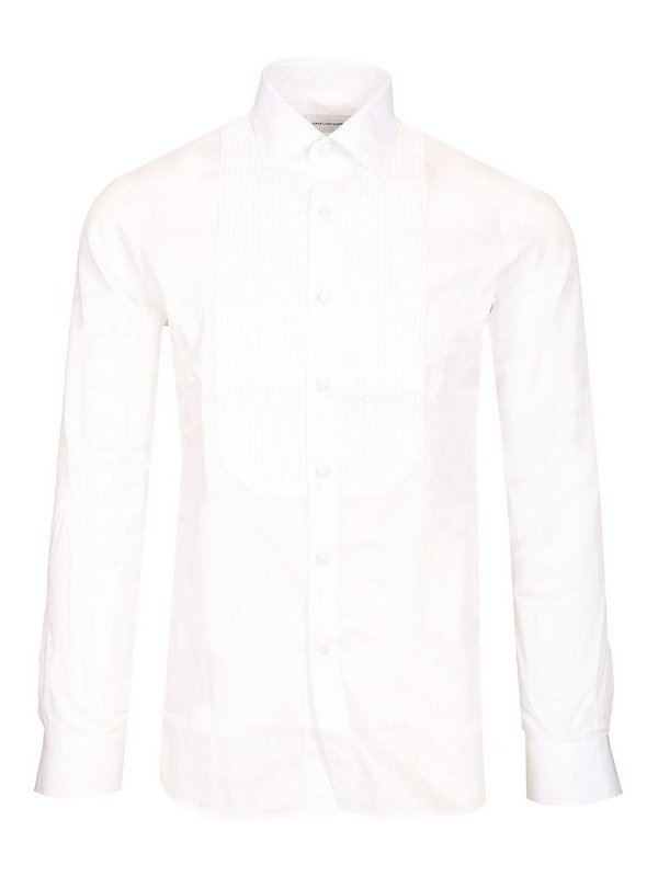 TAGLIATORE: shirts - Pleated Formal Shirt