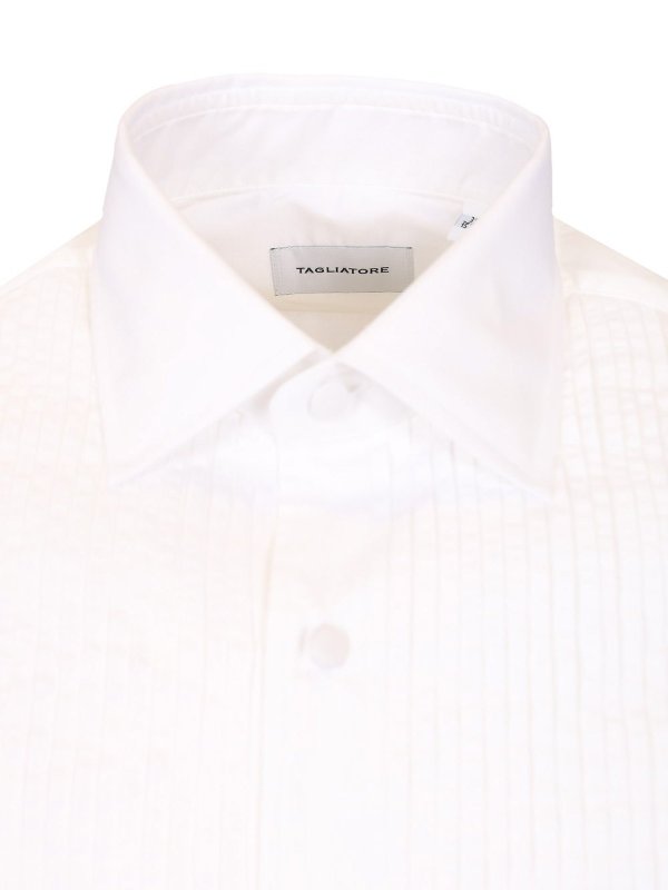 The Best Shops TAGLIATORE: shirts - Pleated Formal Shirt