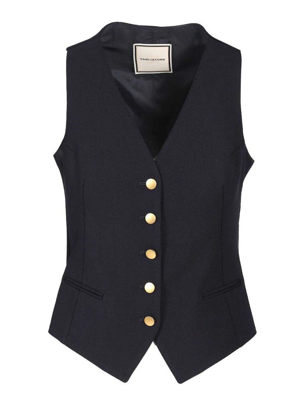 TAGLIATORE: waistcoats & gilets - Gaelle Waistcoat
