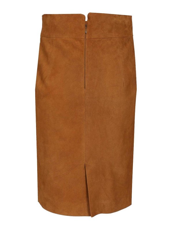 TAGLIATORE: Knielange und Midi Röcke online - Midirock - Braun