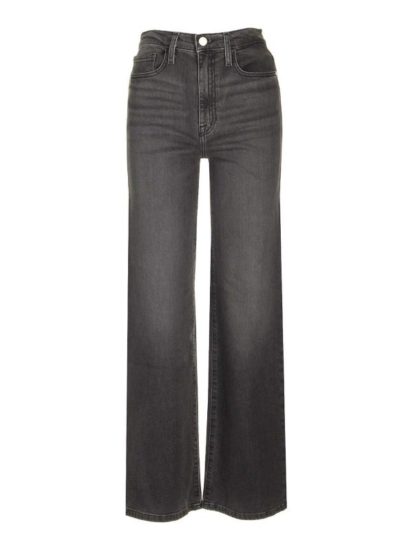 Frame: Bootcut - Bootcut Jeans - Schwarz
