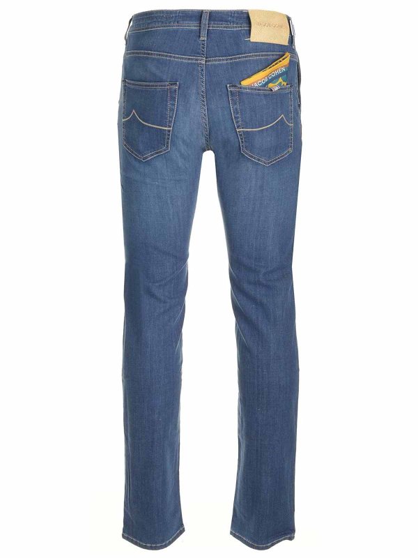 The Best Shops JACOB COHEN: ブーツカットジーンズ - ブーツカットジーンズ - ブルー