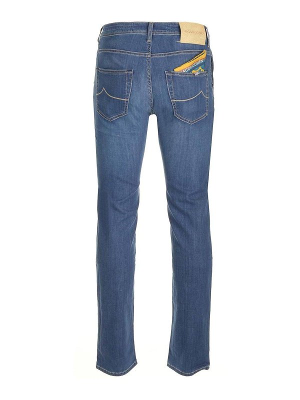 ブーツカットジーンズ - ブルー shop online: JACOB COHEN