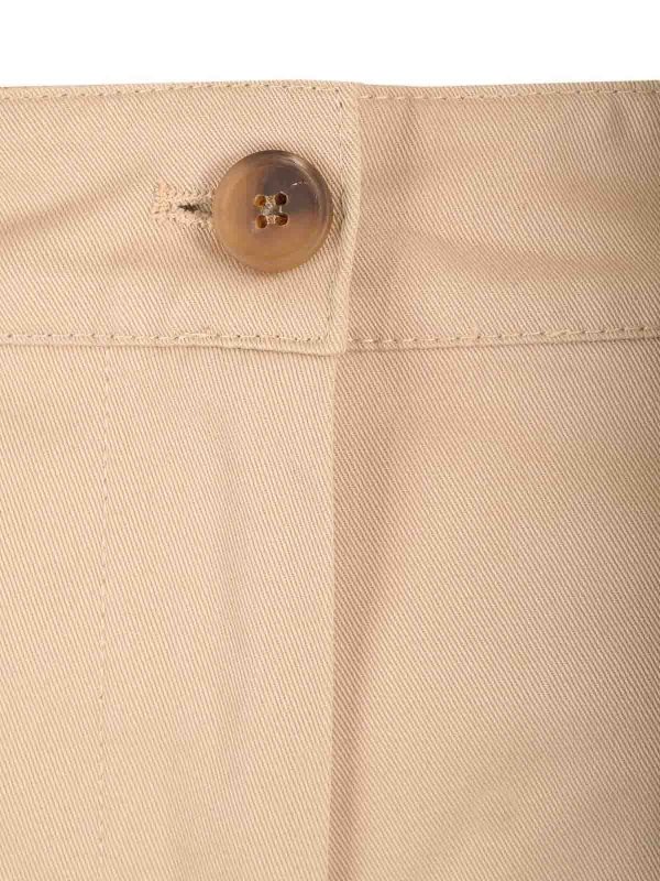 The Best Shops MAISON KITSUNÉ: Trousers Shorts - Slim Fit Chino Trousers