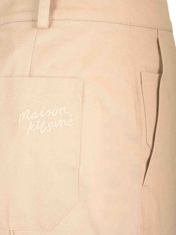 Slim Fit Chino Trousers shop online: MAISON KITSUNÉ