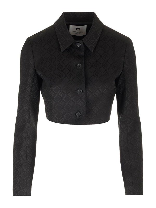 MARINE SERRE: casual jackets - Jacquard Jacket