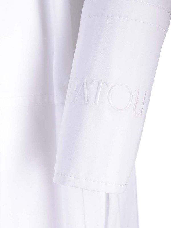 Cotton Midi Shirt Dress shop online: PATOU