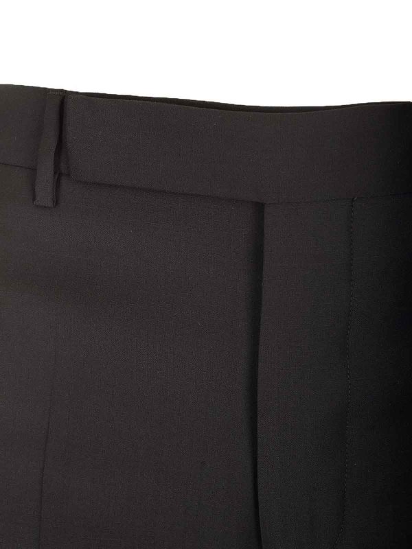 Straight Wool Trousers shop online: RICK OWENS
