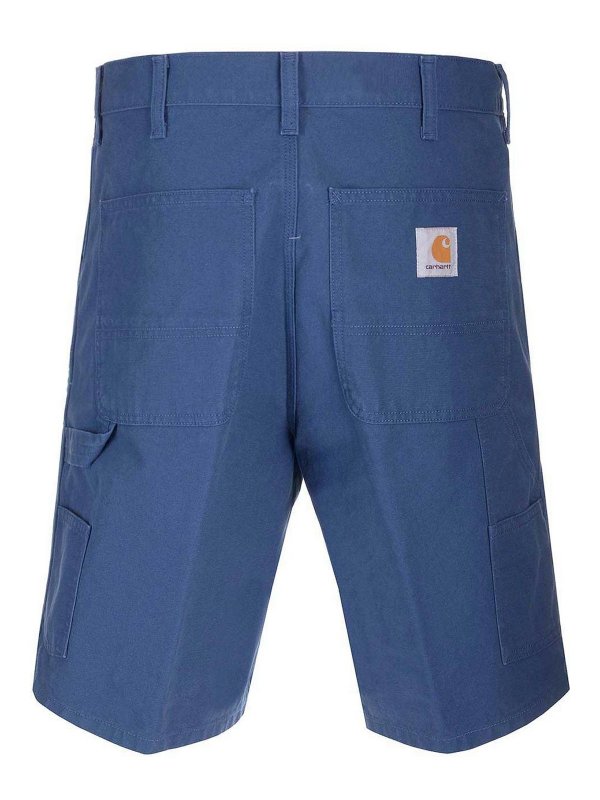 CARHARTT: pantaloni shorts online - Bermuda Shorts in blu tela