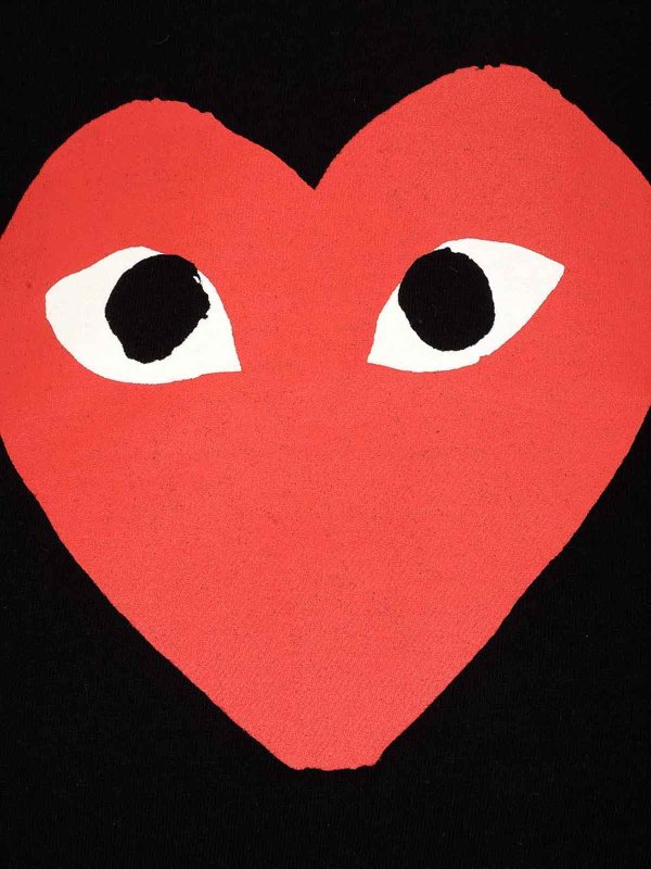 The Best Shops Comme des Garçons Play: T-shirts - T-Shirt - Schwarz