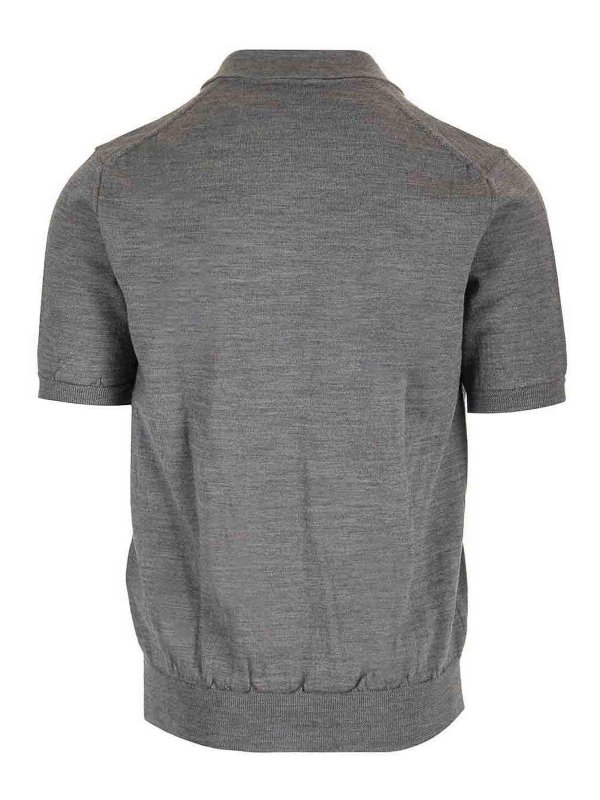 Comme des Garçons Play: polo shirts online - Wool Polo Shirt