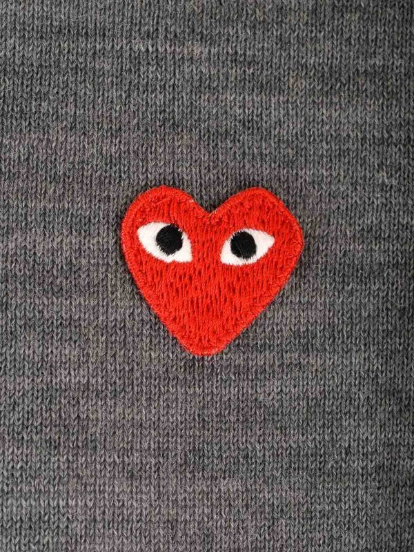 The Best Shops Comme des Garçons Play: polo shirts - Wool Polo Shirt