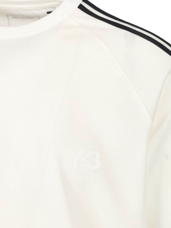 The Best Shops Y-3: t-shirt - T-shirt a 3 strisce