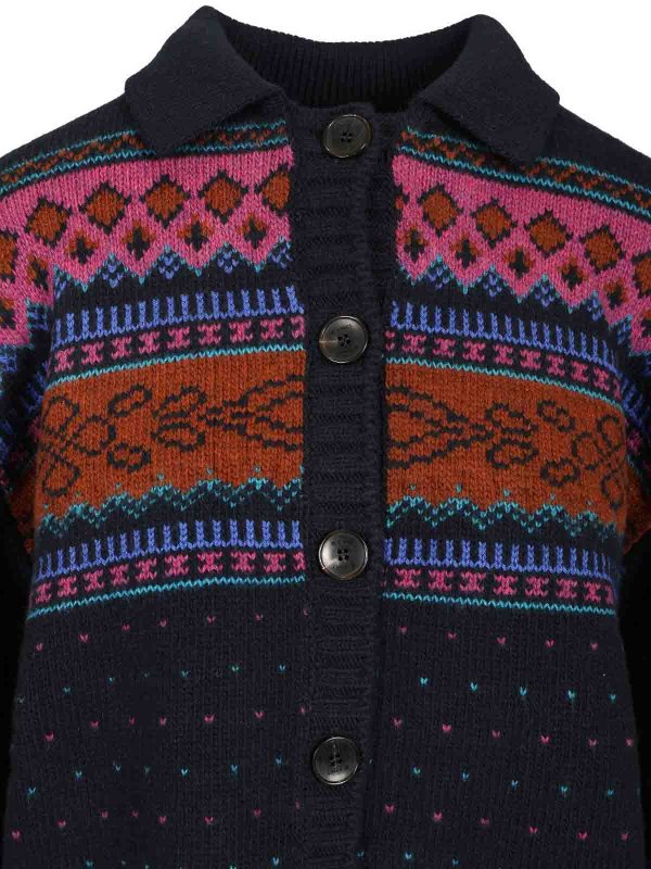 The Best Shops ETRO: Cardigans - Cardigan - Blau