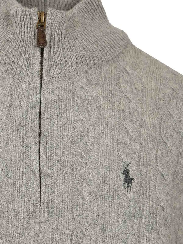 Maglione a mezza zip shop online: POLO RALPH LAUREN