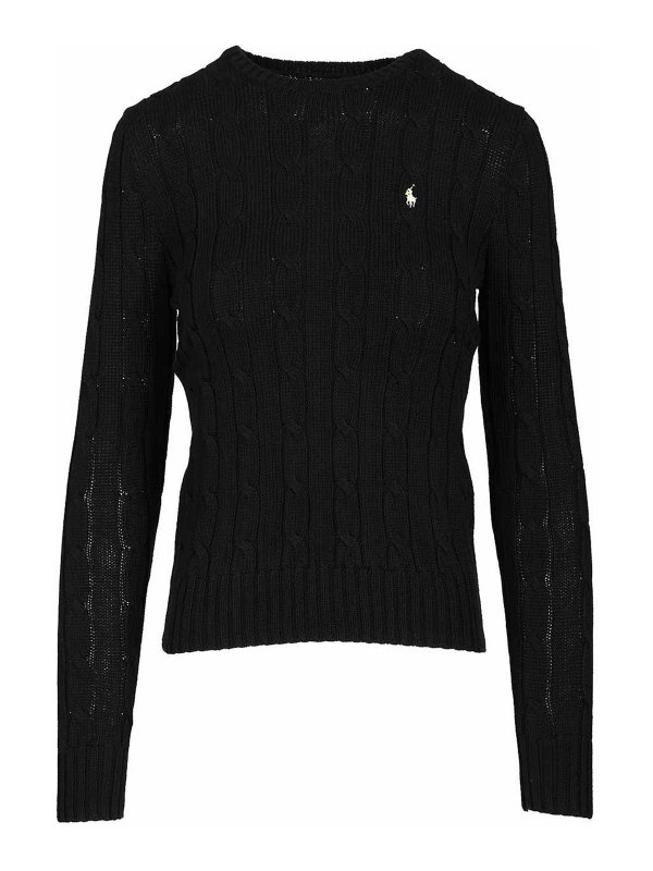 POLO RALPH LAUREN: Suéteres con cuello pico - Suéter Cuello Redondo - Negro