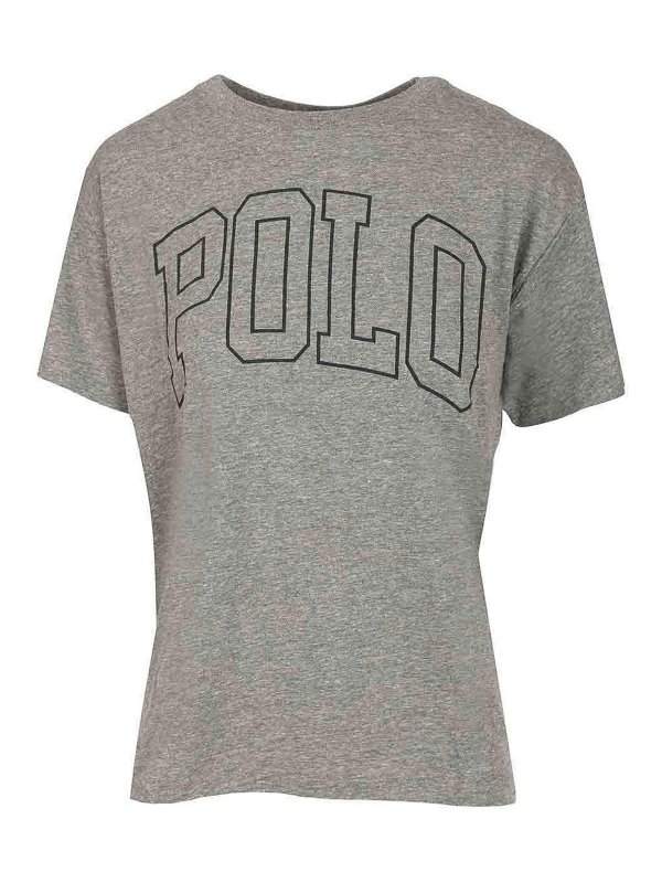 POLO RALPH LAUREN: T-shirts - T-Shirt - Grau