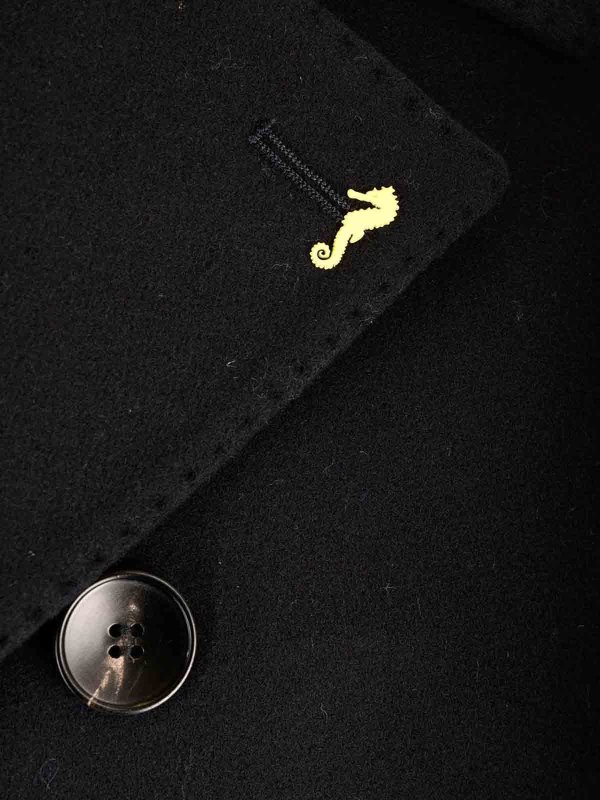 ショートコート - ブルー shop online: GUARINUCCI