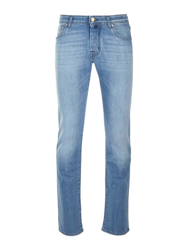 JACOB COHEN: Bootcut - Bootcut Jeans - Hellblau