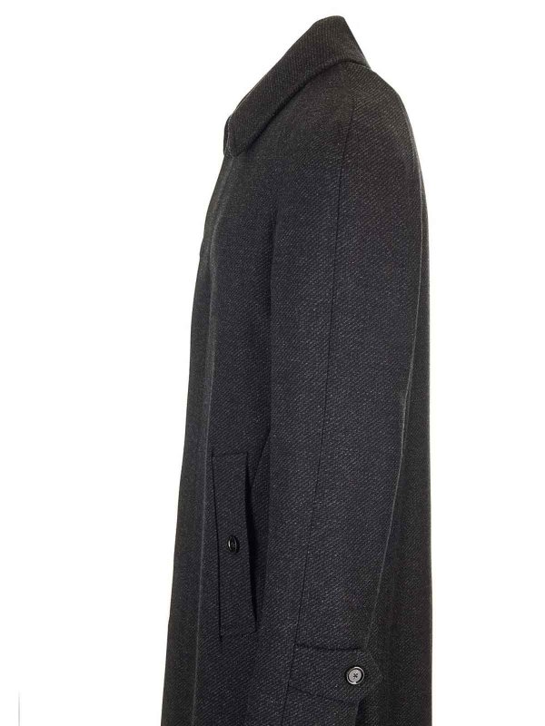 The Best Shops LARDINI: Kurze Mäntel - Kurzer Mantel - Grau