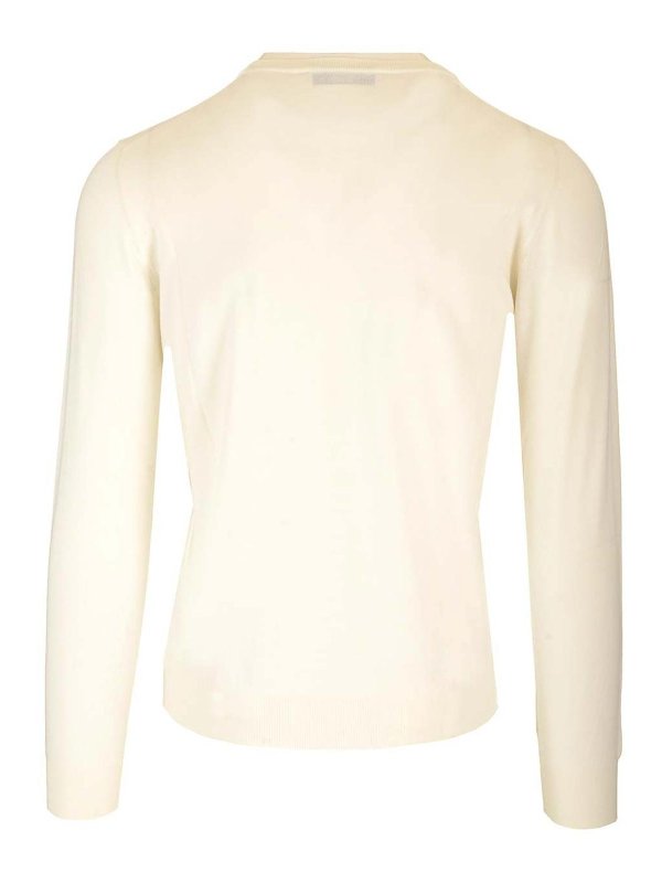 MAURO OTTAVIANI: クルーネック online - クルーネック - 白