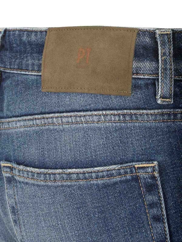 ブーツカットジーンズ - ブルー shop online: PT TORINO