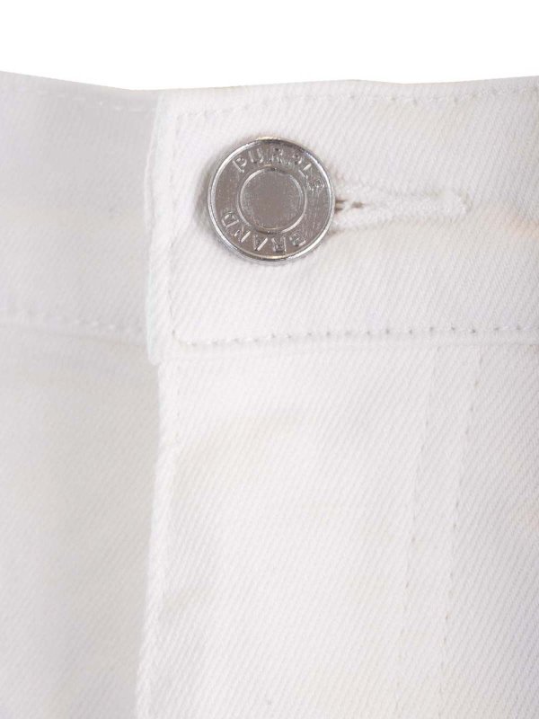 The Best Shops PURPLE BRAND: Bootcut - Bootcut Jeans - Weiß