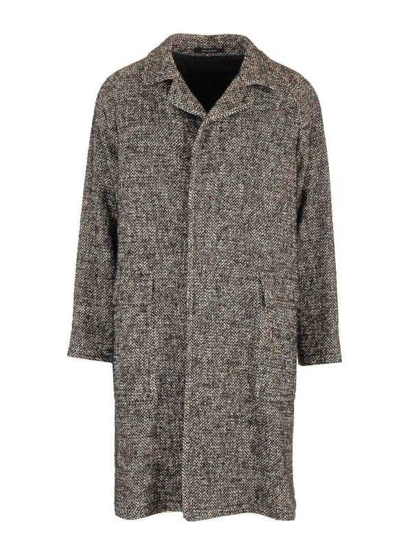 TAGLIATORE: Manteaux courts - Manteau Court - Gris
