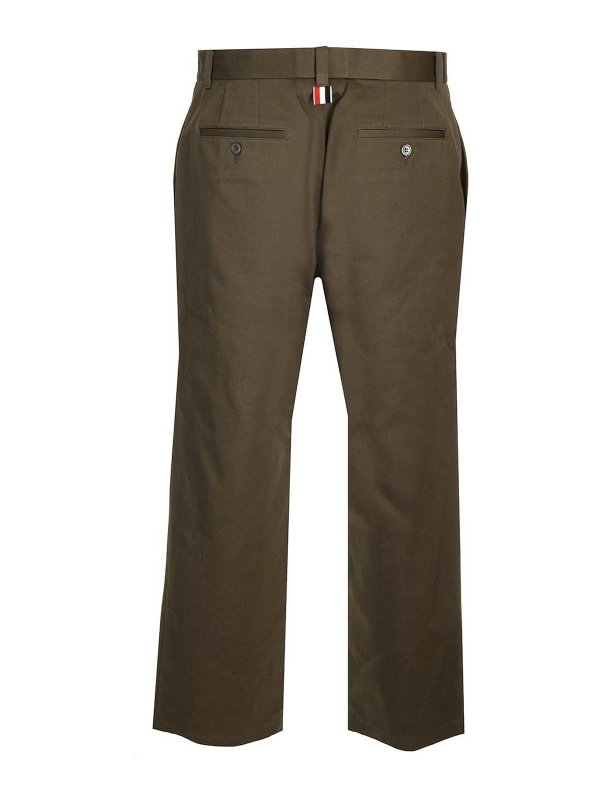 THOM BROWNE: Trousers Shorts online - Relaxed Pleated Trousers