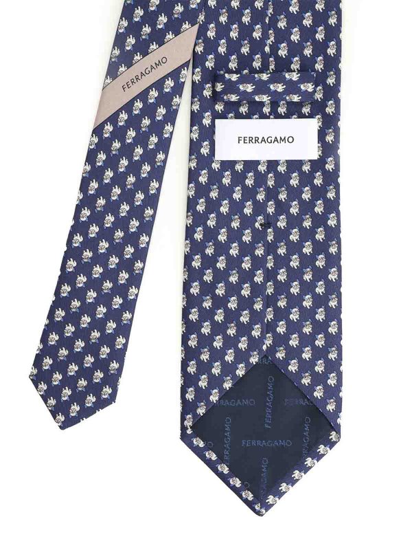 FERRAGAMO: ネクタイ＆蝶ネクタイ online - ネクタイ - ブルー