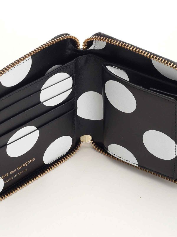 Black Zipped Wallet shop online: COMME DES GARCONS