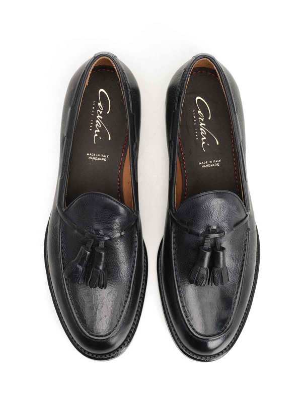 CORVARI buy online Blue Leather Mocassin