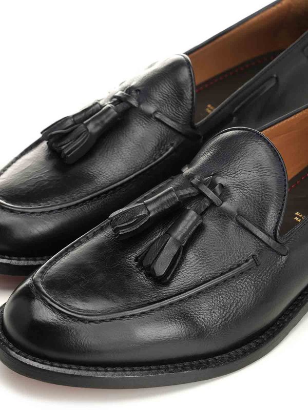 The Best Shops CORVARI: Blue Leather Mocassin