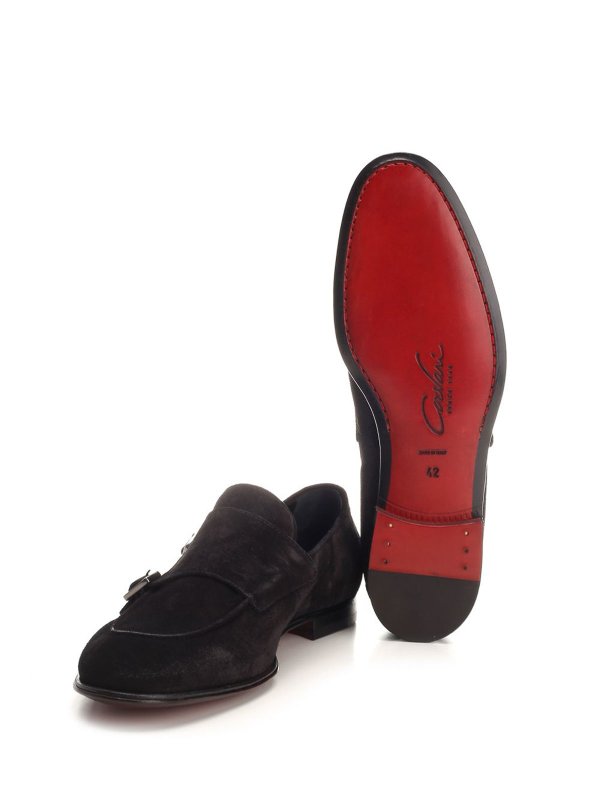 CORVARI buy online Double Buckle Suede Loafer