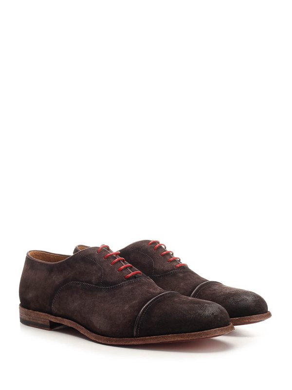 CORVARI: classic shoes online - Derby Shoe In Suede
