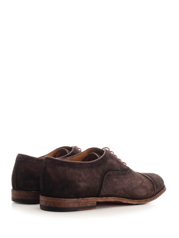 The Best Shops CORVARI: classic shoes - Derby Shoe In Suede