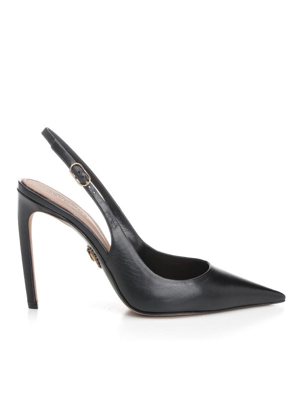 DOLCE & GABBANA: court shoes - Leather Slingbacks