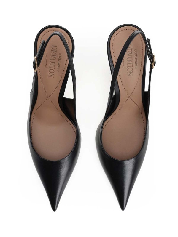 DOLCE & GABBANA buy online Leather Slingbacks