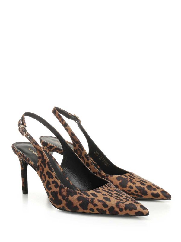 Stuart Weitzman: court shoes online - Leopard Print Slingbacks