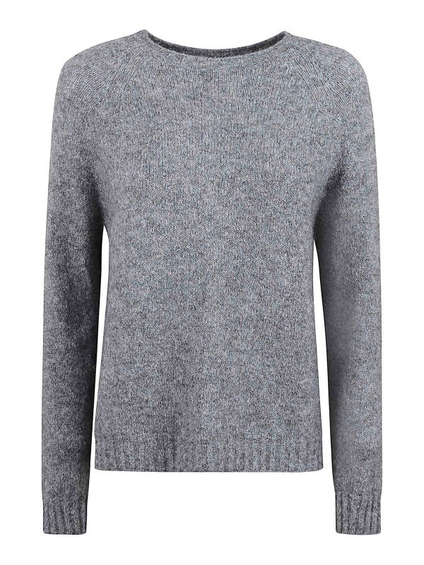 WEEKEND MAX MARA: U-Boot-Ausschnitt - U-Boot-Pullover - Grau