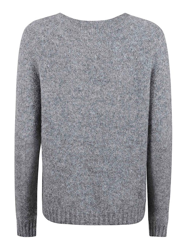 WEEKEND MAX MARA: U-Boot-Ausschnitt online - U-Boot-Pullover - Grau