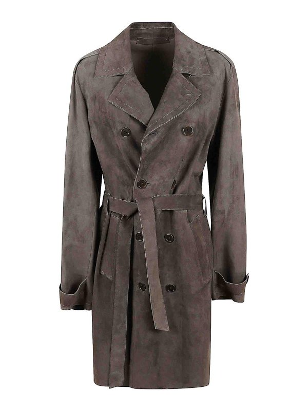 SALVATORE SANTORO: Abrigos cortos - Abrigo Corto - Marrón