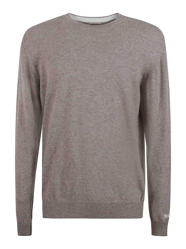 WOOLRICH: Col bateau - Pull Col Bateau - Marron