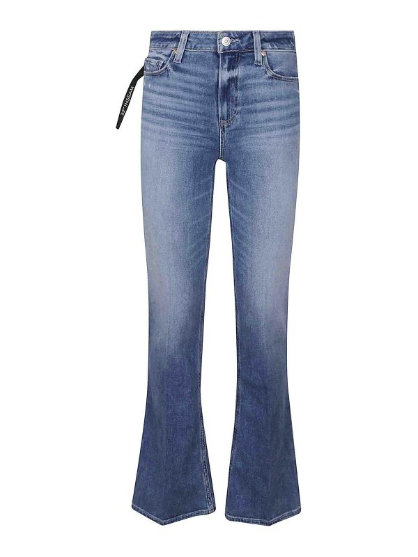 PAIGE: Bootcut - Bootcut Jeans - Blau