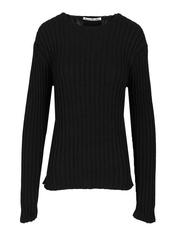 Acne Studios: crew necks - Ribbed Sweater