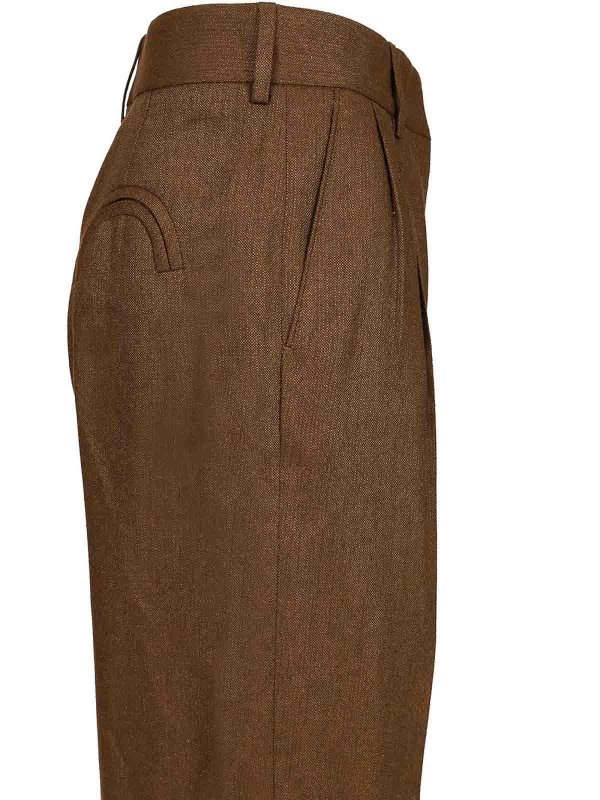 The Best Shops BLAZÉ MILANO: カジュアルトラウザー - ショートパンツ - ブラウン