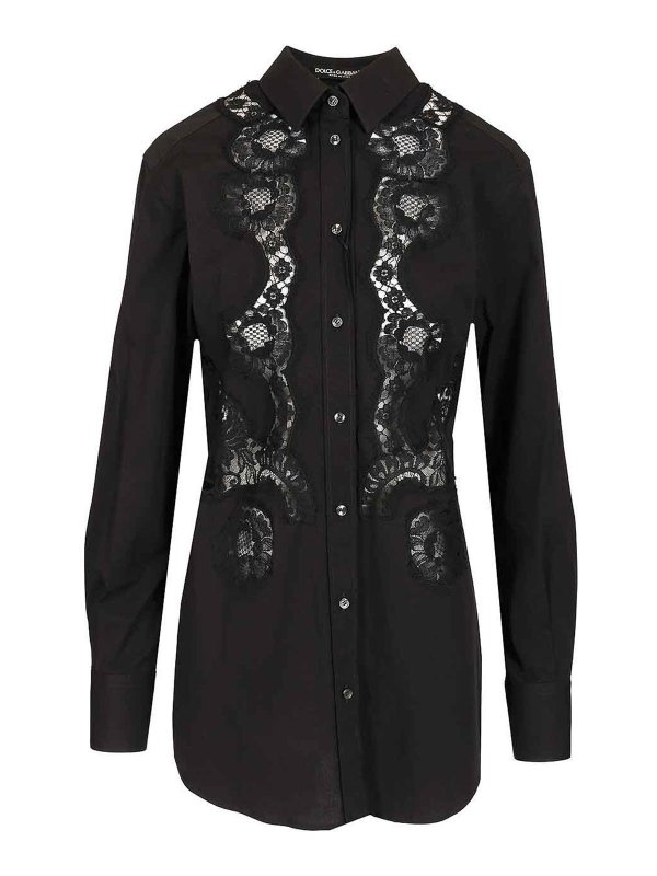 DOLCE & GABBANA: Chemises - Chemise - Noir