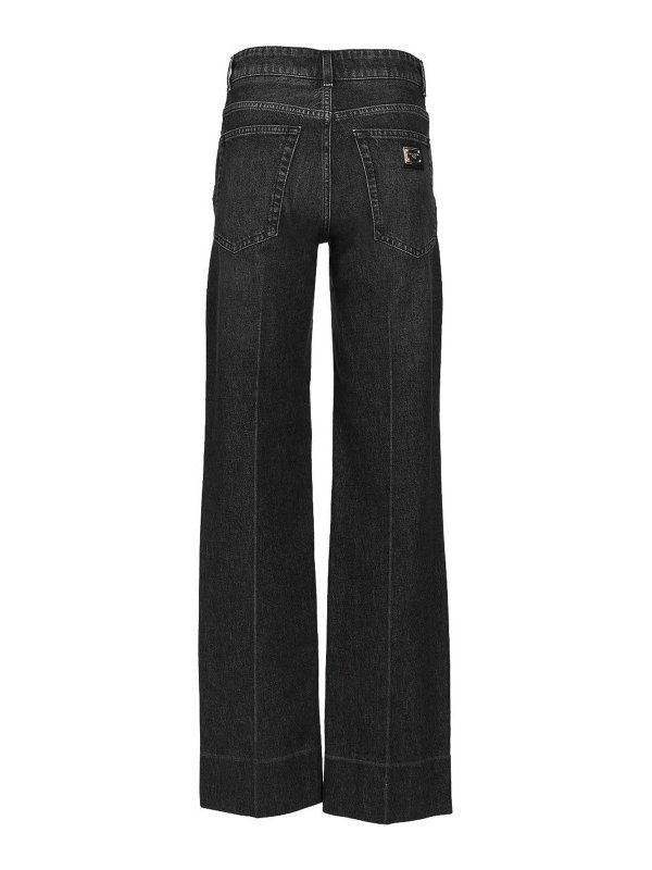 DOLCE & GABBANA: ブーツカットジーンズ online - ブーツカットジーンズ - 黒