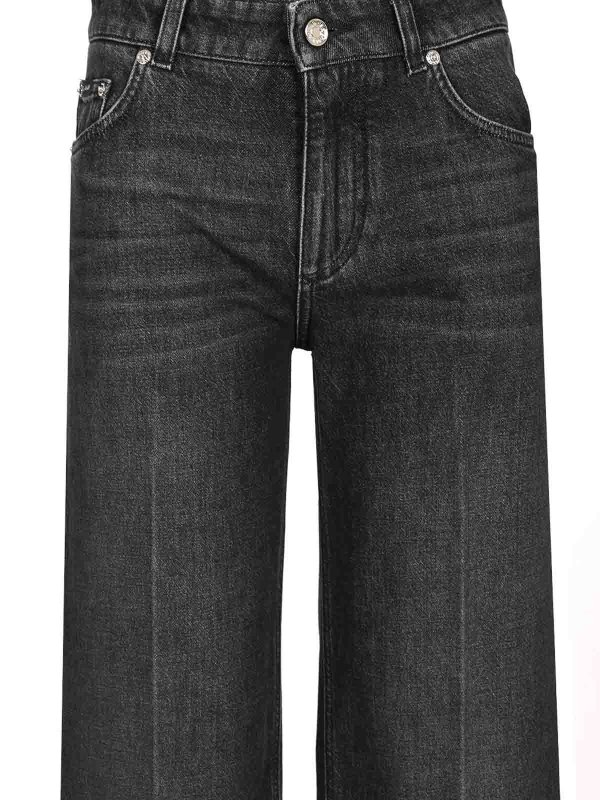 ブーツカットジーンズ - 黒 shop online: DOLCE & GABBANA